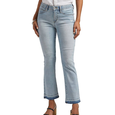 Jag Eloise Mid Rise Bootcut Crop Jean In Blue