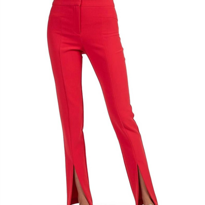 Trina Turk Meteor Pant In Red