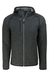 Cutter & Buck Mainsail Knit Hoodie In Charcoal Heather