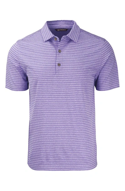 Cutter & Buck Forge Recycled Polyester Polo In Purple