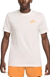 Nike Men's Trail Dri-fit Trail Running T-shirt In White