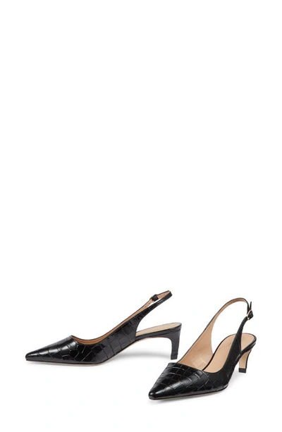 Lk Bennett Alyssa Slingback Pump In Black