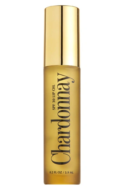 Vacation Chardonnay Lip Oil Spf 30 In White