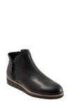 Softwalk Wesley Bootie In Black Smooth