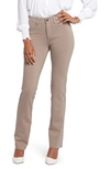 Nydj Marilyn Straight Leg Ponte Pants In Saddlewood