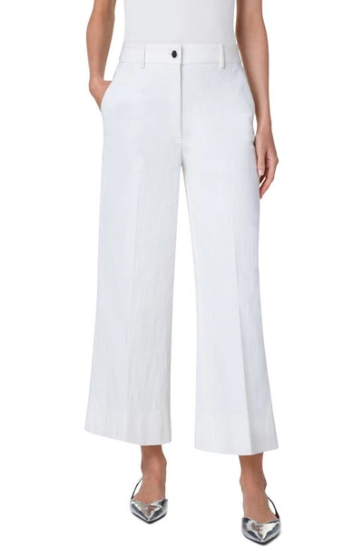 AKRIS PUNTO CHIARA WIDE LEG CROP PANTS