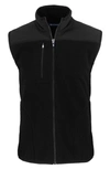 Cutter & Buck Cascade Fleece Vest In Black