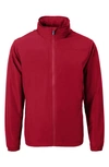 Cutter & Buck Charter Water Resistant Packable Full Zip Recycled Polyester Jacket In Cardinal Red