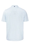 Cutter & Buck Symmetry Micropattern Performance Recycled Polyester Blend Polo In White/ Atlas