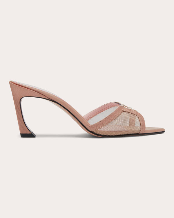 Pīferi Lotta 70mm mesh mules - Neutrals