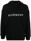 GIVENCHY GIVENCHY LOGO COTTON HOODIE