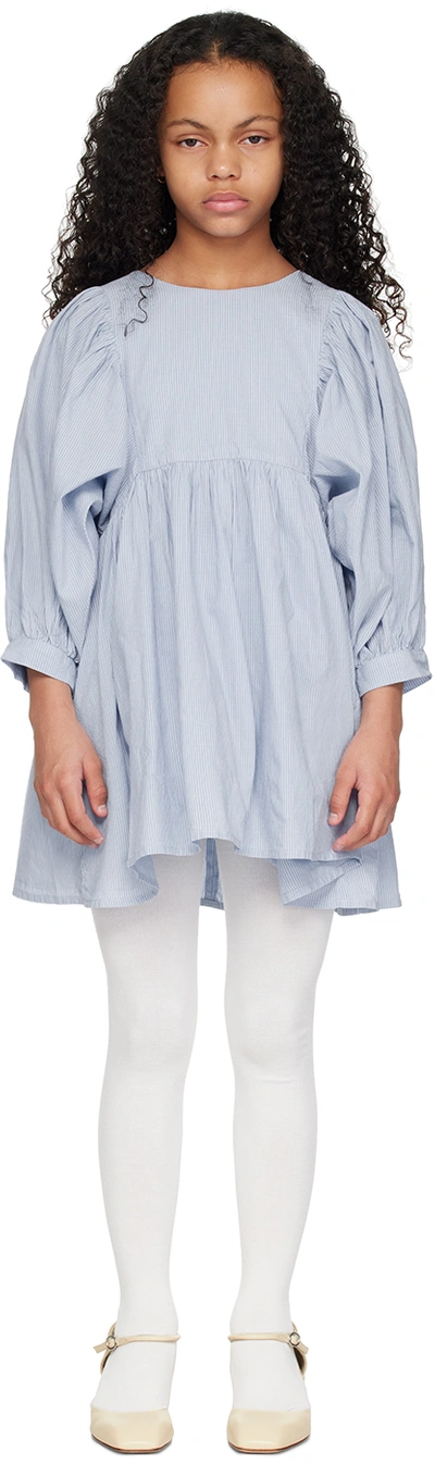 Morley Kids Blue Ulla Dress In Sky