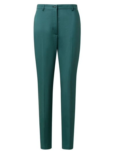 Akris Punto Women's Freda High-rise Tapered Trousers In Green