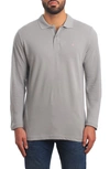 JARED LANG LONG SLEEVE COTTON KNIT POLO