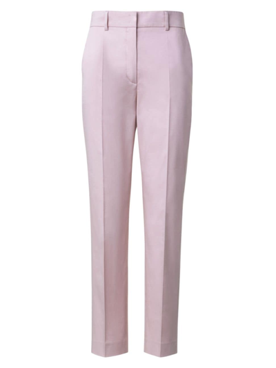 Akris Punto Women's Feryn Straight-leg Cotton-blend Pants In Pale Pink