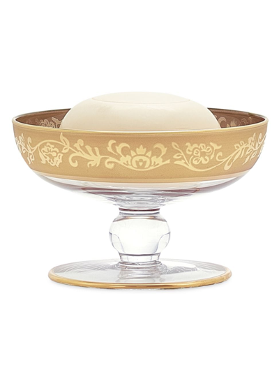 Labrazel Bellino Platinum Soap Dish In Clear Gold