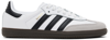 ADIDAS ORIGINALS KIDS WHITE SAMBA OG LITTLE KIDS SNEAKERS