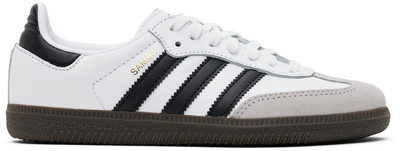 Adidas Originals Babies' Adidas Kids' Toddler Originals Samba Og Casual Shoes In Cloud White/core Black/gum