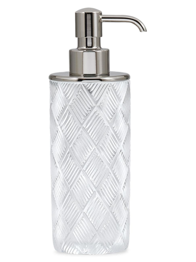 Labrazel Basket Weave Pump Dispenser In Polished Nickel