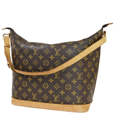 Pre-owned Louis Vuitton Amfar Canvas Shoulder Bag () In Brown
