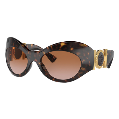 Versace Ve 4462 108/13 58mm Womens Butterfly Sunglasses In Brown