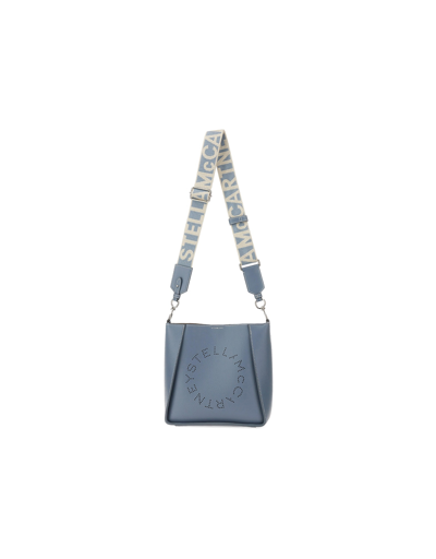 Stella Mccartney Designer Handbags Shoulder Bag With Logo In Blue
