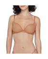 Skarlett Blue Mischief Push-up Bra In Gleam,terracotta