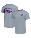 IMAGE ONE MEN'S GRAPHITE KANSAS STATE WILDCATS VAULT STATE COMFORT T-SHIRT