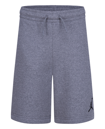 Jordan Kids' Big Boys Michael  Essentials Fleece Shorts In Carbon Heather