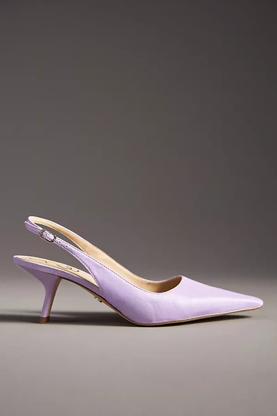 Sam Edelman Bianka Slingback Heels In Purple