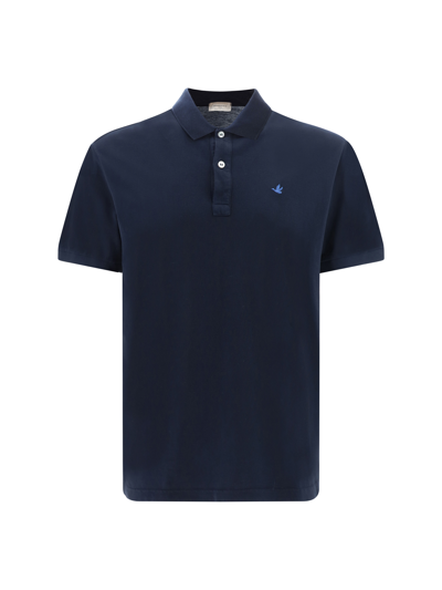 Brooksfield Polo Shirt In Blue