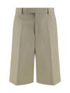 Ferragamo Shorts In Beige/khaki