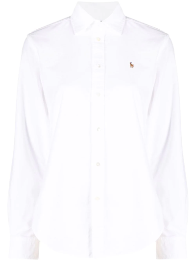 Polo Ralph Lauren Camicia Oxford Classic-fit In White