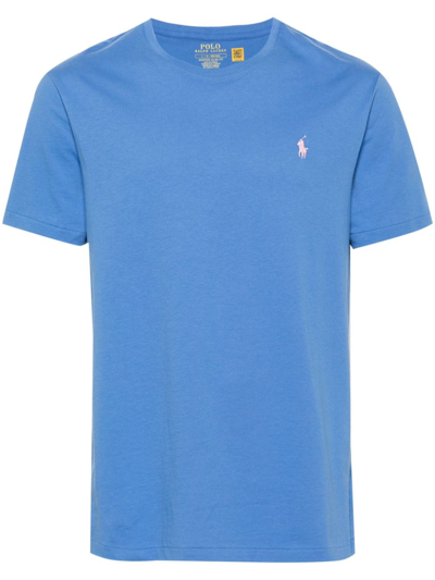 Polo Ralph Lauren T-shirt Custom Slim-fit In Blue