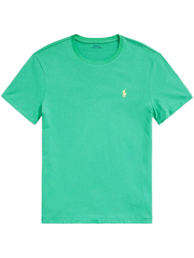 Polo Ralph Lauren T-shirt Custom Slim-fit In Green
