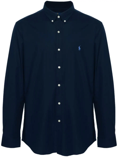Polo Ralph Lauren Camicia Oxford Slim-fit In Blue
