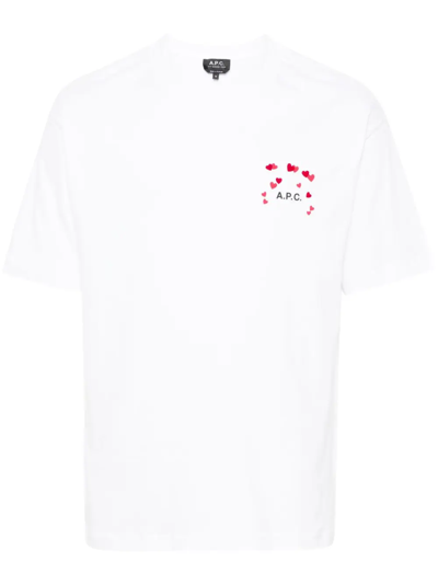 Apc T-shirt Amo In White
