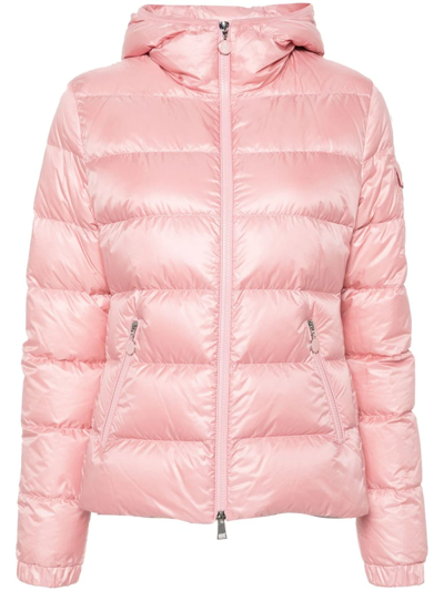 Moncler Gles Short Down Jacket In Pink