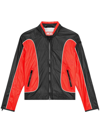 Diesel J-blinkid-a Colour-block Bomber Jacket In Black