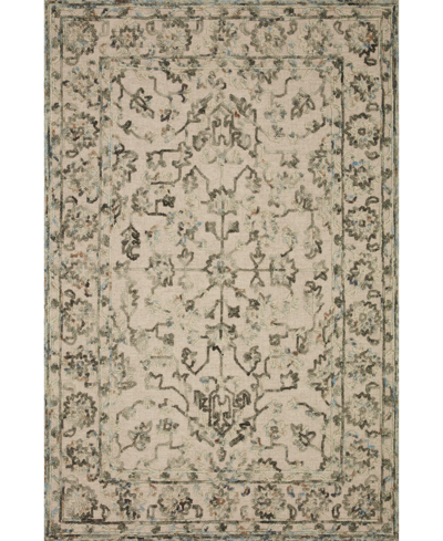 Loloi Ii Halle Halehae-05 8'6" X 12' Area Rug In Beige,green