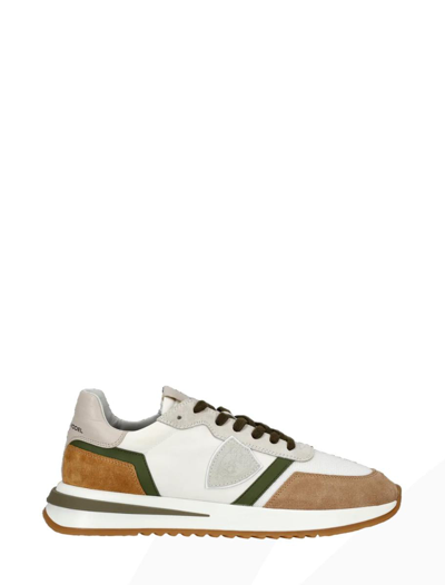 Philippe Model Sneakers In Blanc Vert