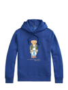 Polo Ralph Lauren Blue Logo Hoodie In Sp24 Beach