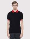 FRED PERRY FRED PERRY X RAF SIMONS TIPPED CUFF PIQUE SHIRT