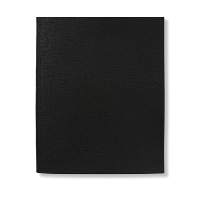 Smythson Portobello Notebook In Ludlow In Black