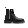 OFF-WHITE ANKLE LEATHER BOOTS