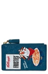 ANYA HINDMARCH X KELLOGG'S® TONY THE TIGER FROSTIES LEATHER CARD CASE