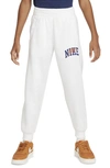 Nike Sportswear Club Fleece Big Kids' Jogger Pants In White