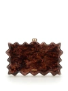 Cult Gaia Paloma Clutch In Brown