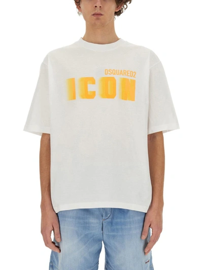 Dsquared2 T-shirt With Logo In White
