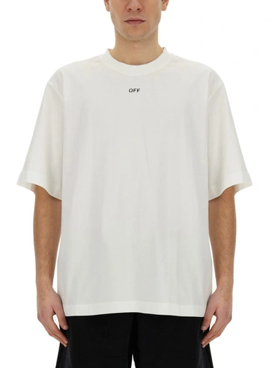 OFF-WHITE OFF-WHITE T-SHIRT WITH LOGO